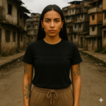 Koszulka CC czarny - Logo Stack - obrazek 3