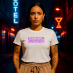 Koszulka CC fiolet- Logo Solid