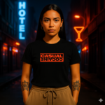 Koszulka CC pomarańczowy - Logo Cut - obrazek 2